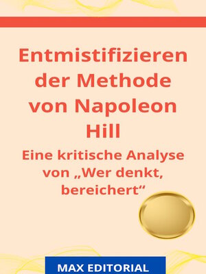 cover image of Entmistifizieren der Methode von Napoleon Hill